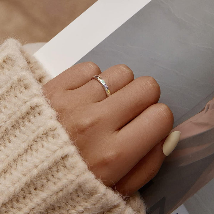 Paw Print Ring made of Sterling Silver